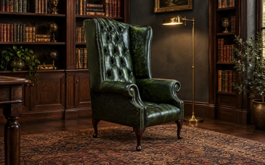 Montana Chesterfield Wing Chair