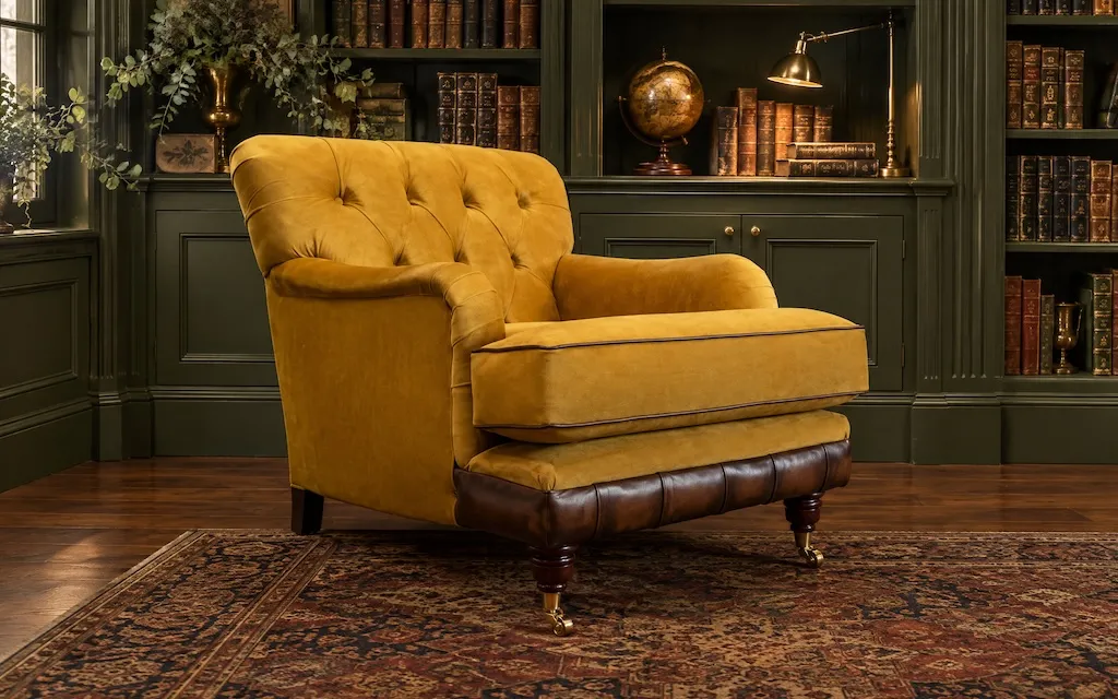 Harvard II Chesterfield Armchair