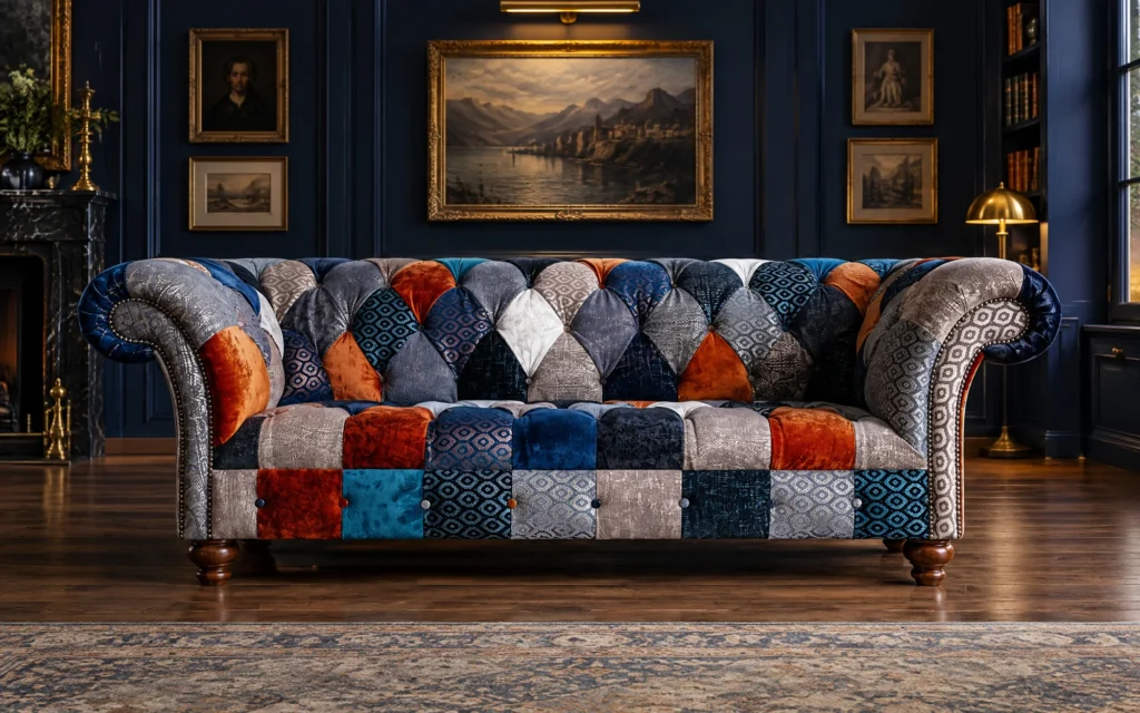 Weymouth Patchwork Chesterfield Sofa