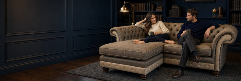 How a Chesterfield Sectional Sofa Can Transform Open-Plan Living
