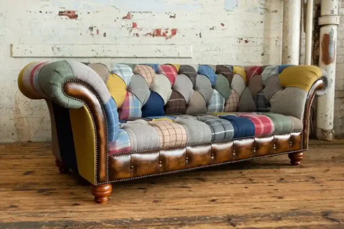 Cotswold Patchwork Chesterfield Sofa