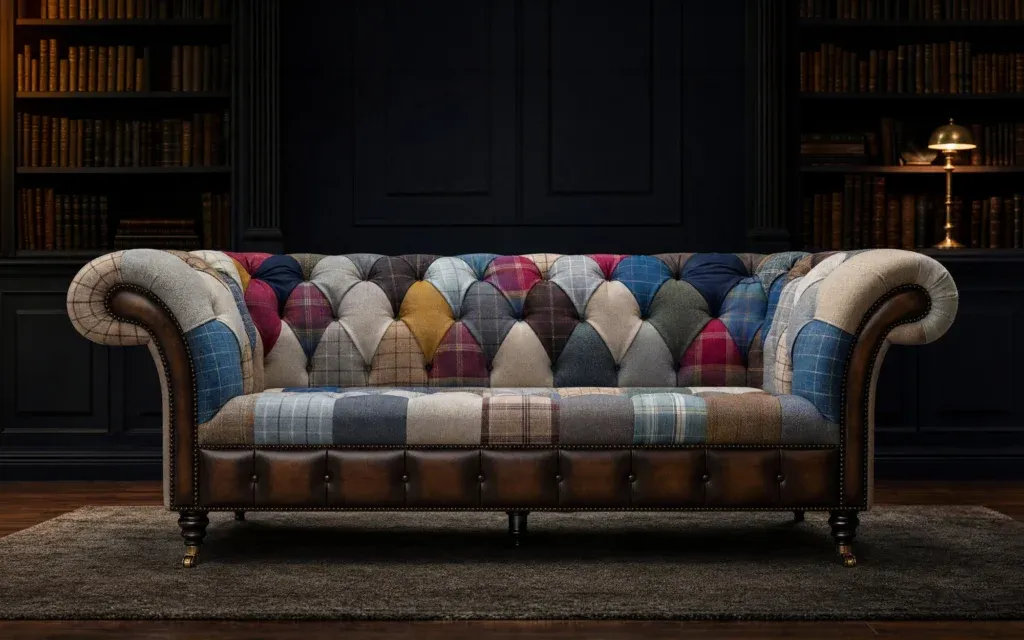 Cotswold Patchwork Chesterfield Sofa