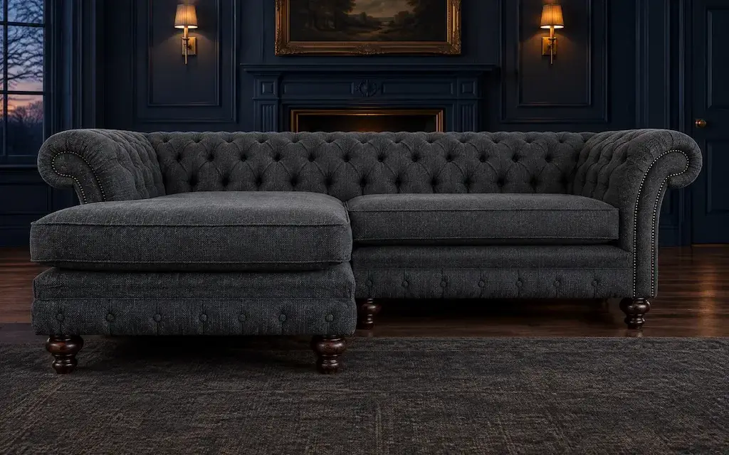 Woodstock Chaise End Chesterfield Sofa