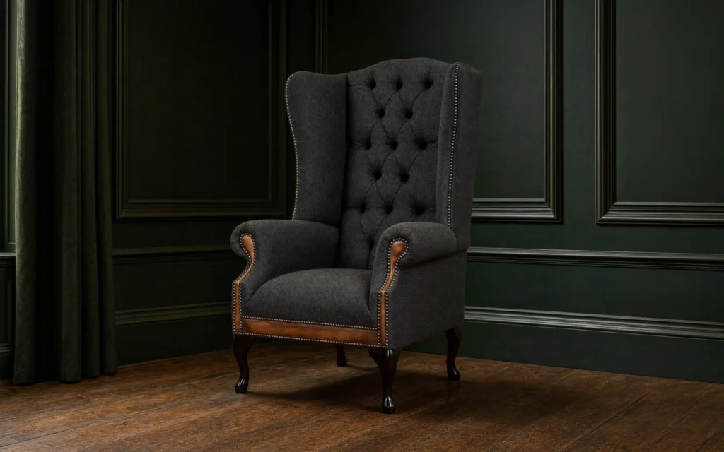 Conrad Chesterfield Wing Chair