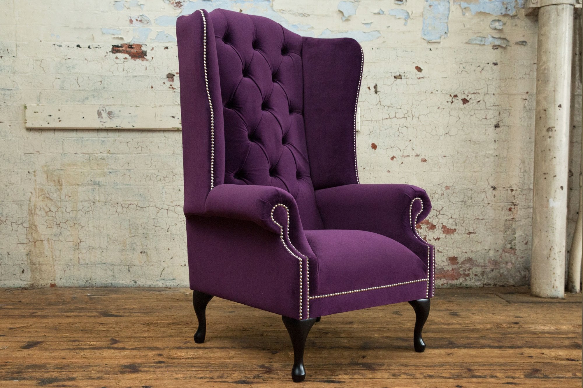 Audley Chesterfield Wing Chair