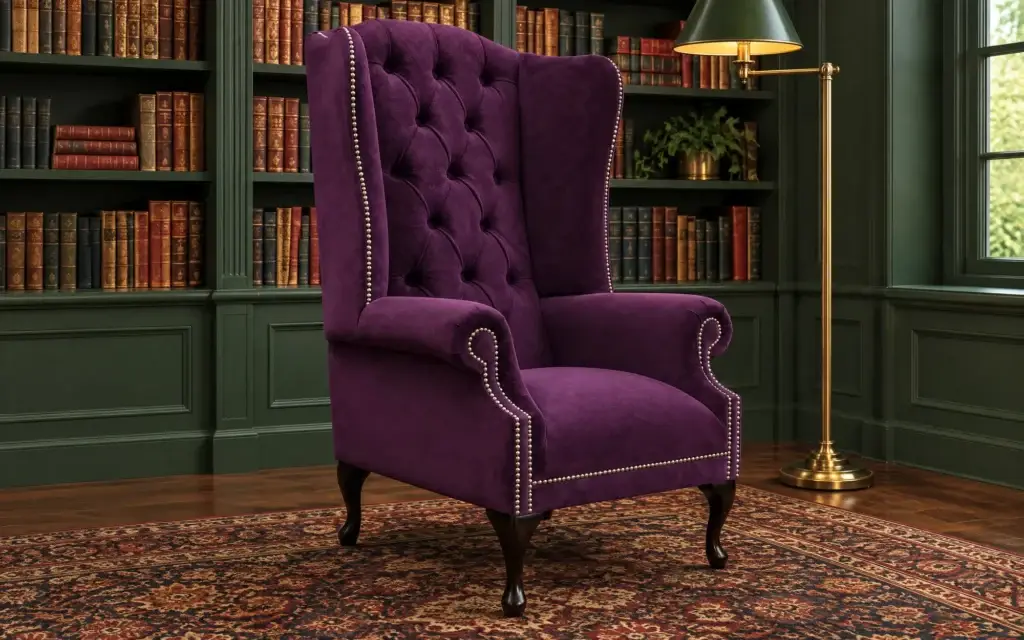 Audley Chesterfield Wing Chair