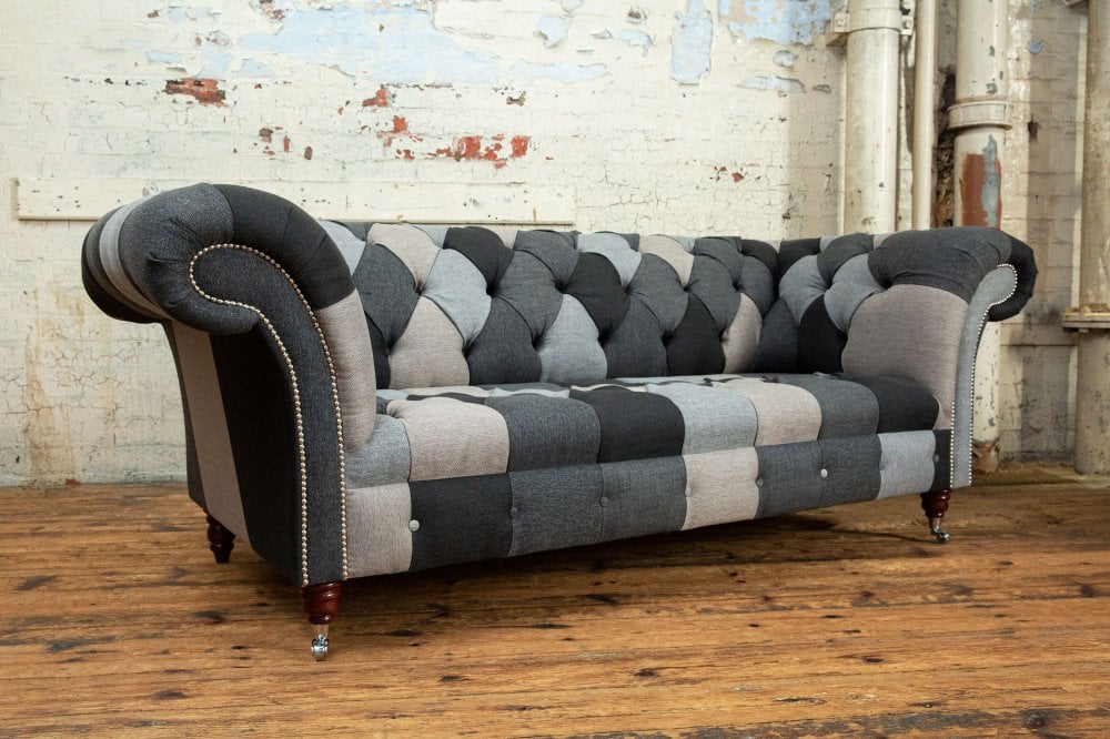 Brighton Patchwork Chesterfield Sofa