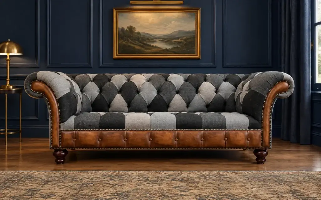 Camden Patchwork Chesterfield Sofa