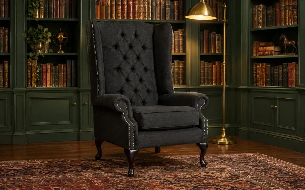 Grande Woodstock Chesterfield Wing Chair
