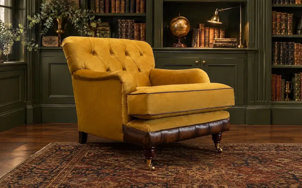 Harvard II Chesterfield Armchair