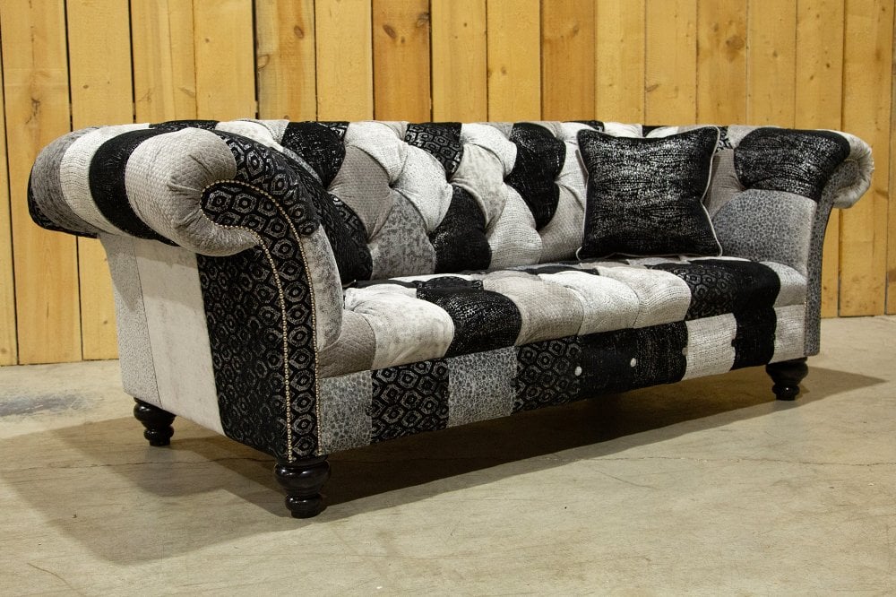 Hereford Patchwork Chesterfield Sofa