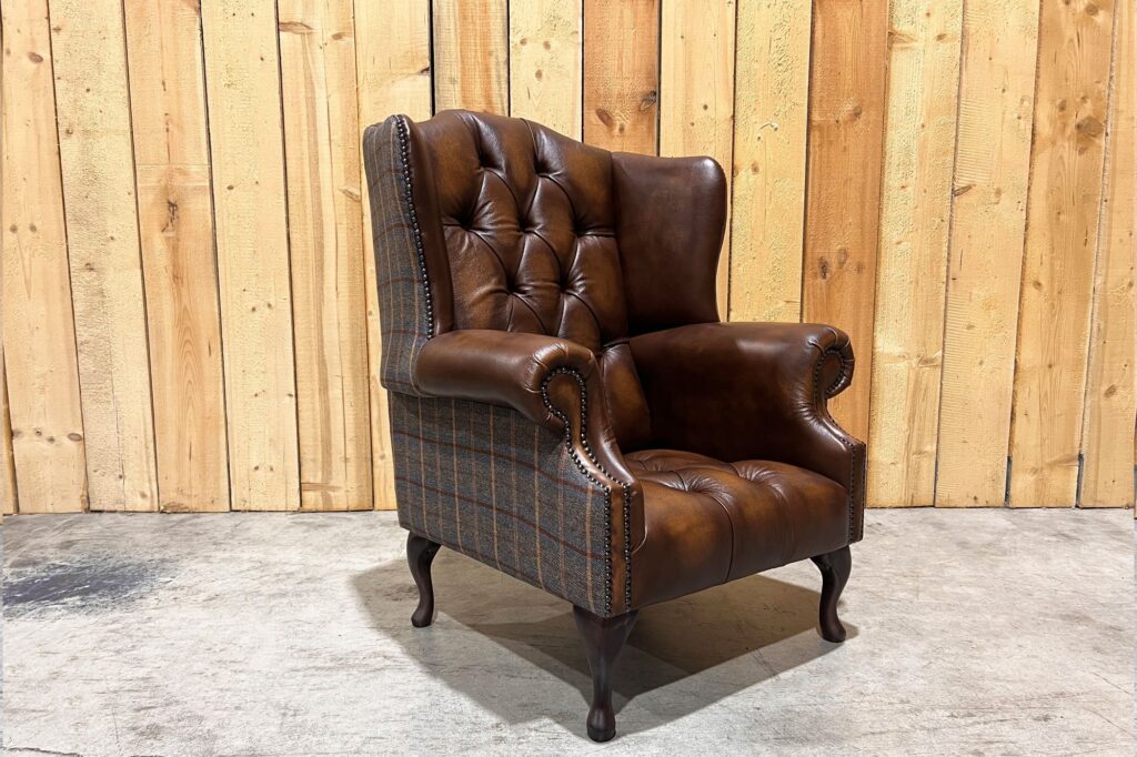 Orkney Short Chesterfield Wing Chair