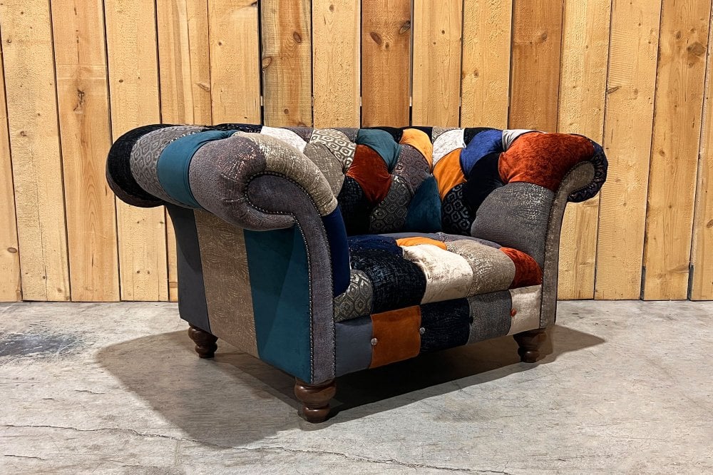 Weymouth Patchwork Chesterfield Armchair