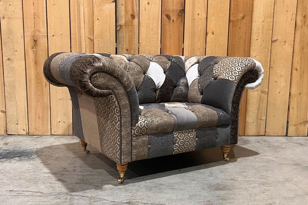 Wiston Patchwork Chesterfield Armchair