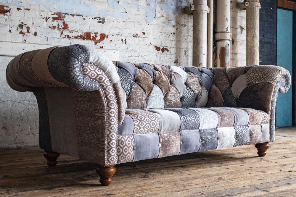 Wiston Patchwork Chesterfield Sofa