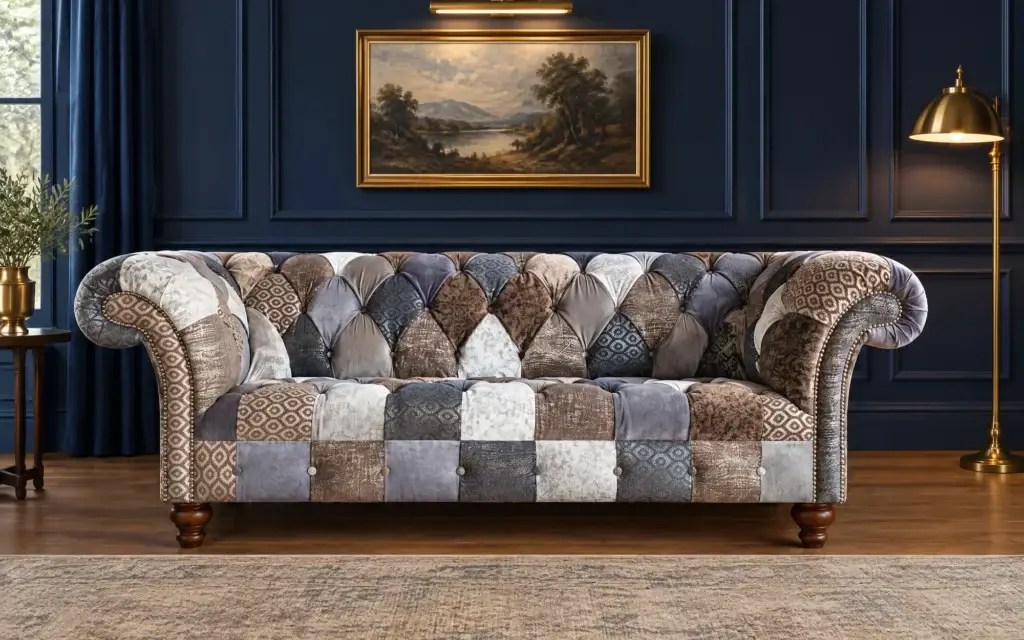 Wiston Patchwork Chesterfield Sofa