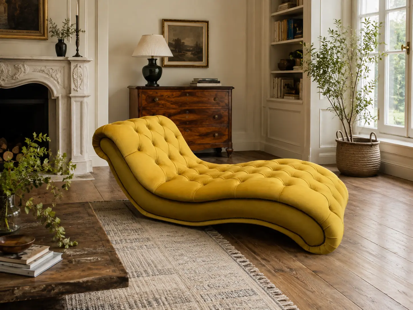 Chesterfield Chaise Lounges